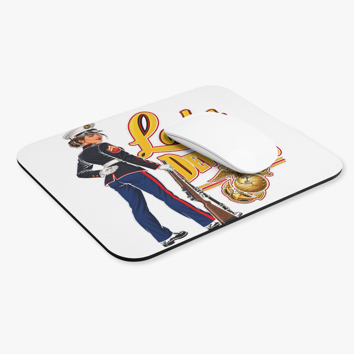 Lady Devil Dog - Mouse Pad