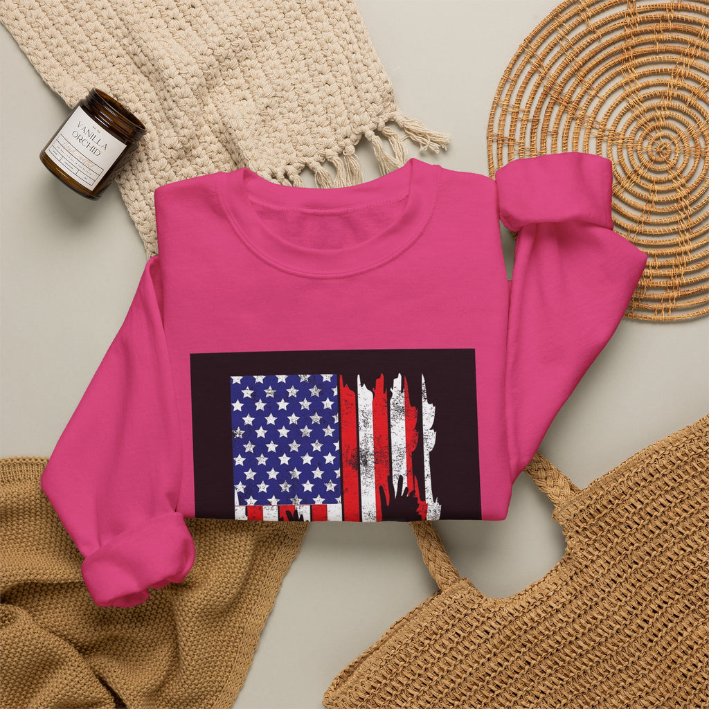 Old Glory Eagle - Crewneck Sweatshirt