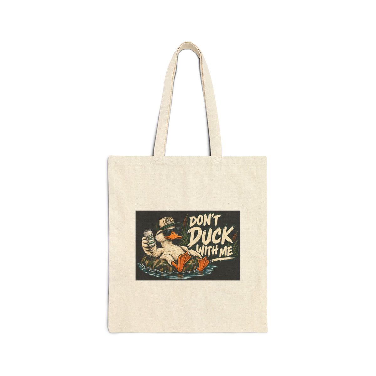 Duck With Me Camo - Canvas Tote