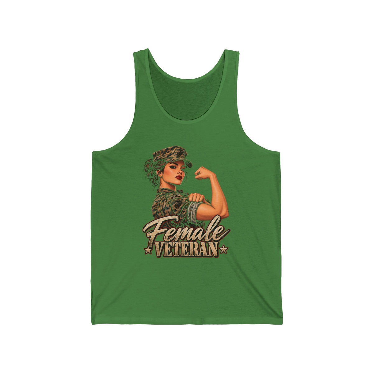 Female Veteran Pride - Athletic Tank