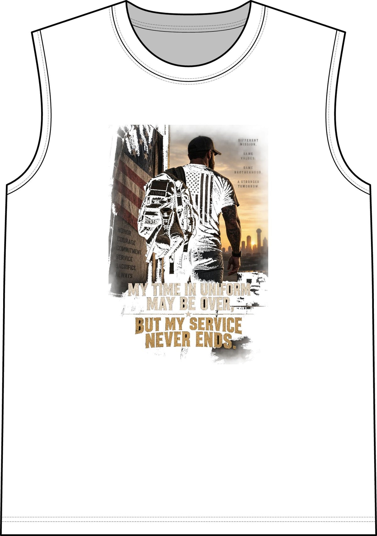 Service Never Ends - Classic Tank