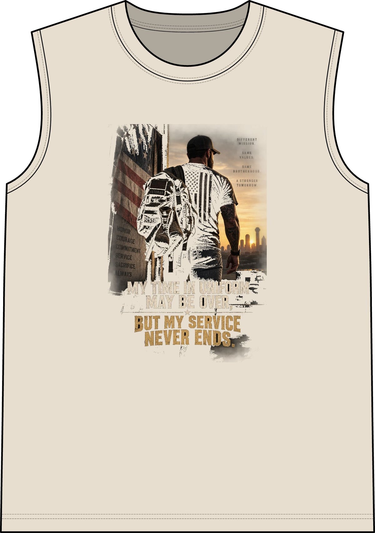 Service Never Ends - Classic Tank