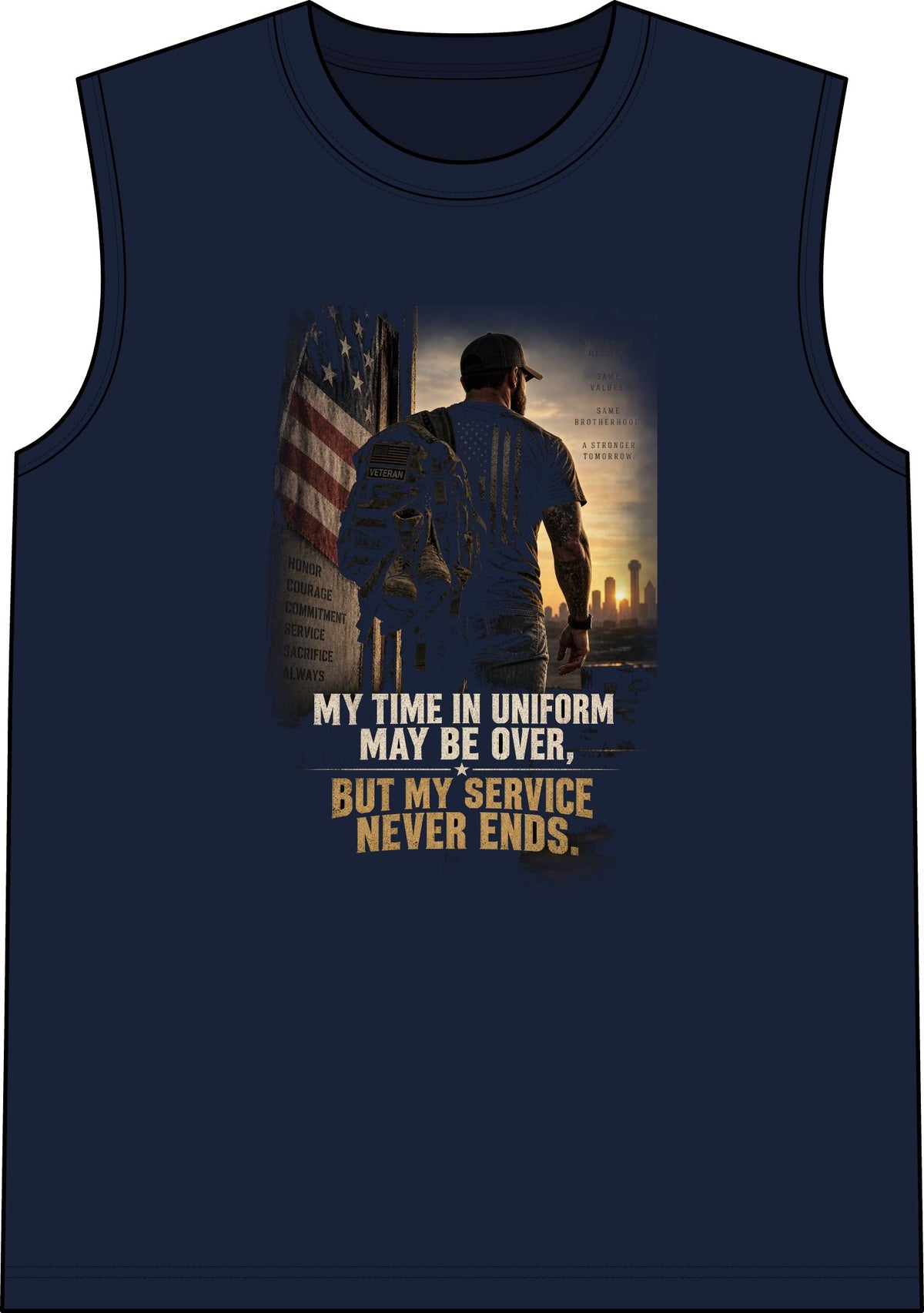 Service Never Ends - Classic Tank