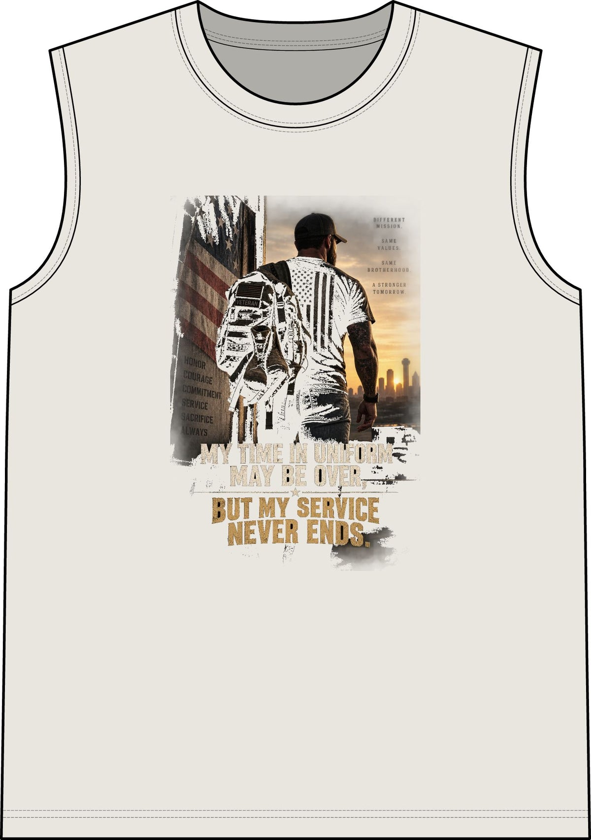 Service Never Ends - Classic Tank