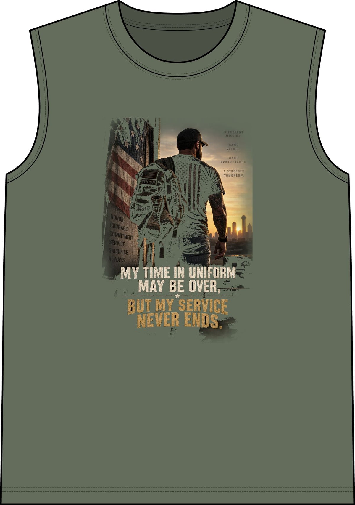 Service Never Ends - Classic Tank
