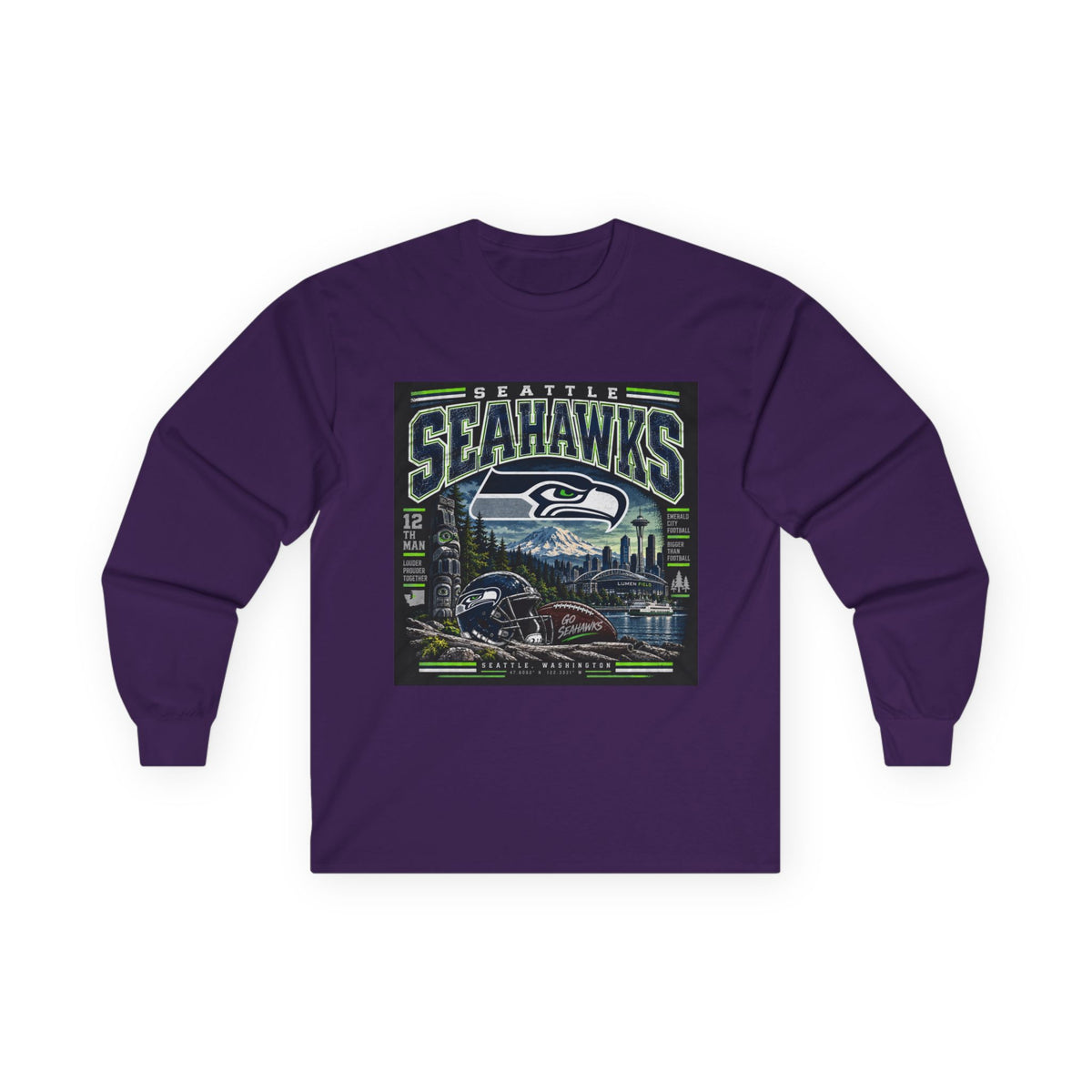 Seattle Seahawks Pride - Unisex Ultra Cotton Long Sleeve Tee