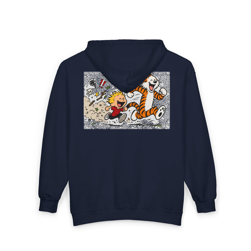 Calvin and Hobbes Adventure - Full-Zip Hooded Sweatshirt