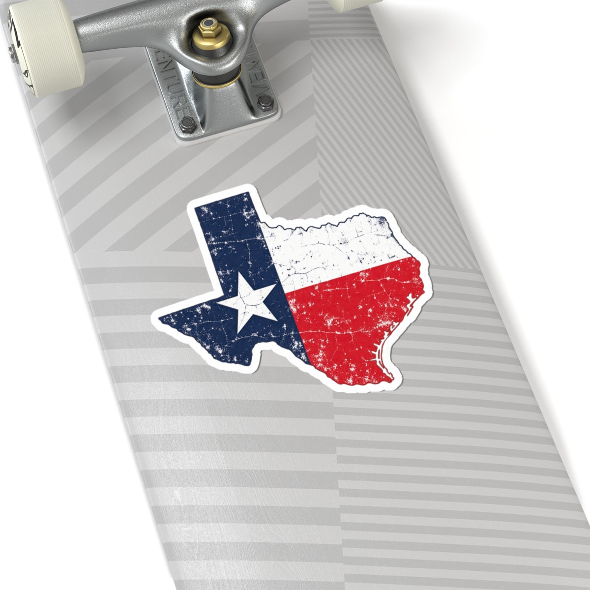 Weathered Texas Flag - Kiss-Cut Sticker