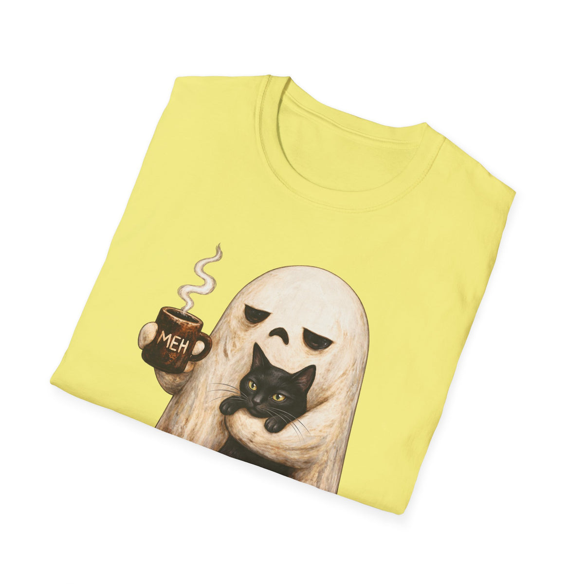 Meh Ghost and Black Cat - Classic Tee