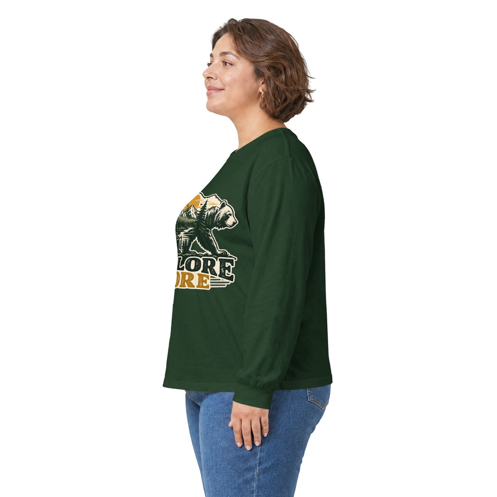 Explore More Bear - Unisex Ultra Cotton Long Sleeve Tee