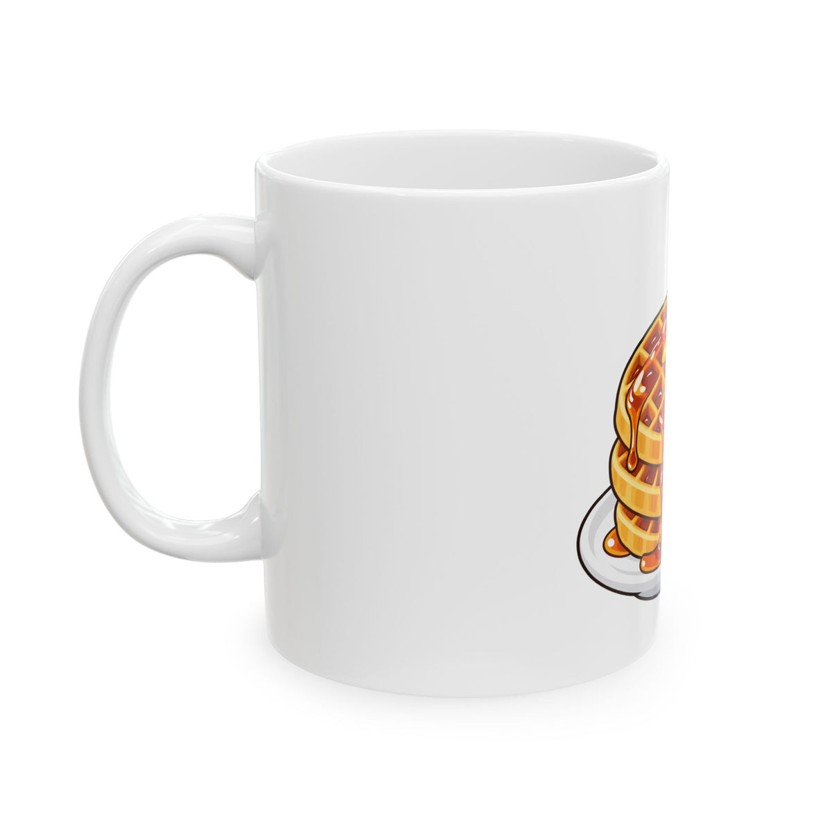 Cartoon Waffles - Ceramic Mug 11oz and 15oz