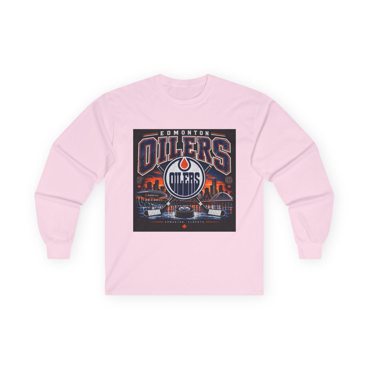 Edmonton Oilers Hockey Pride - Unisex Ultra Cotton Long Sleeve Tee