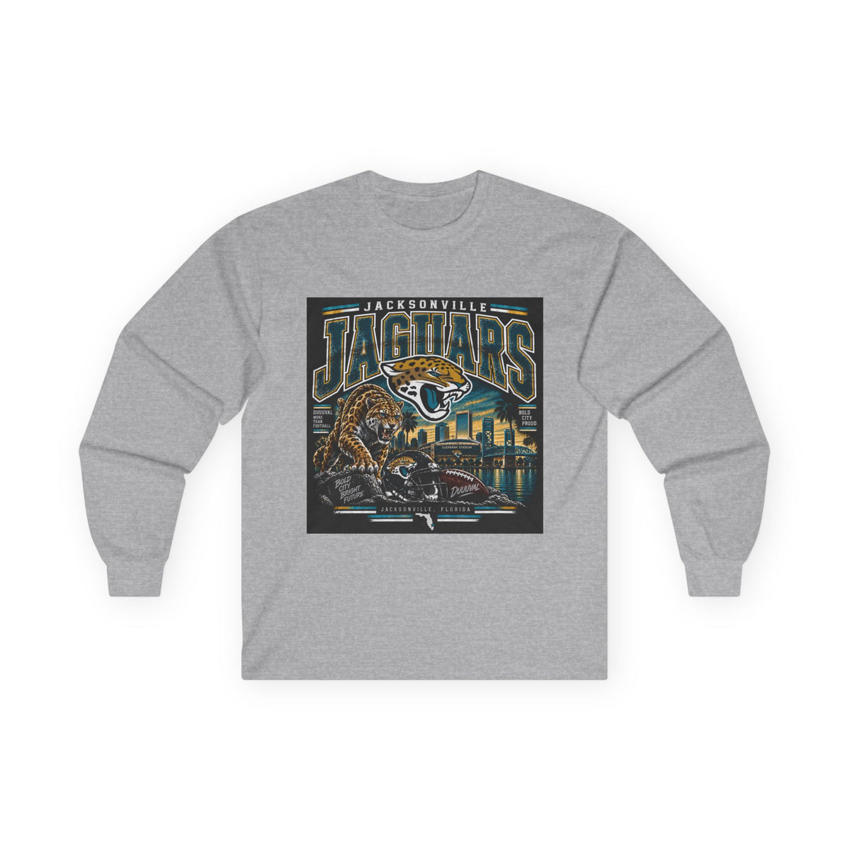 Jacksonville Jaguars Pride - Unisex Ultra Cotton Long Sleeve Tee
