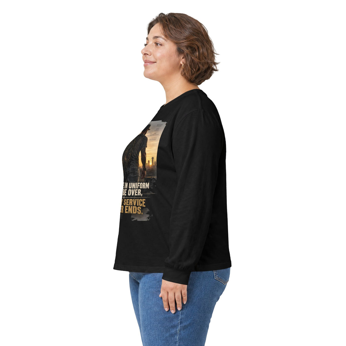 Service Never Ends - Unisex Ultra Cotton Long Sleeve Tee