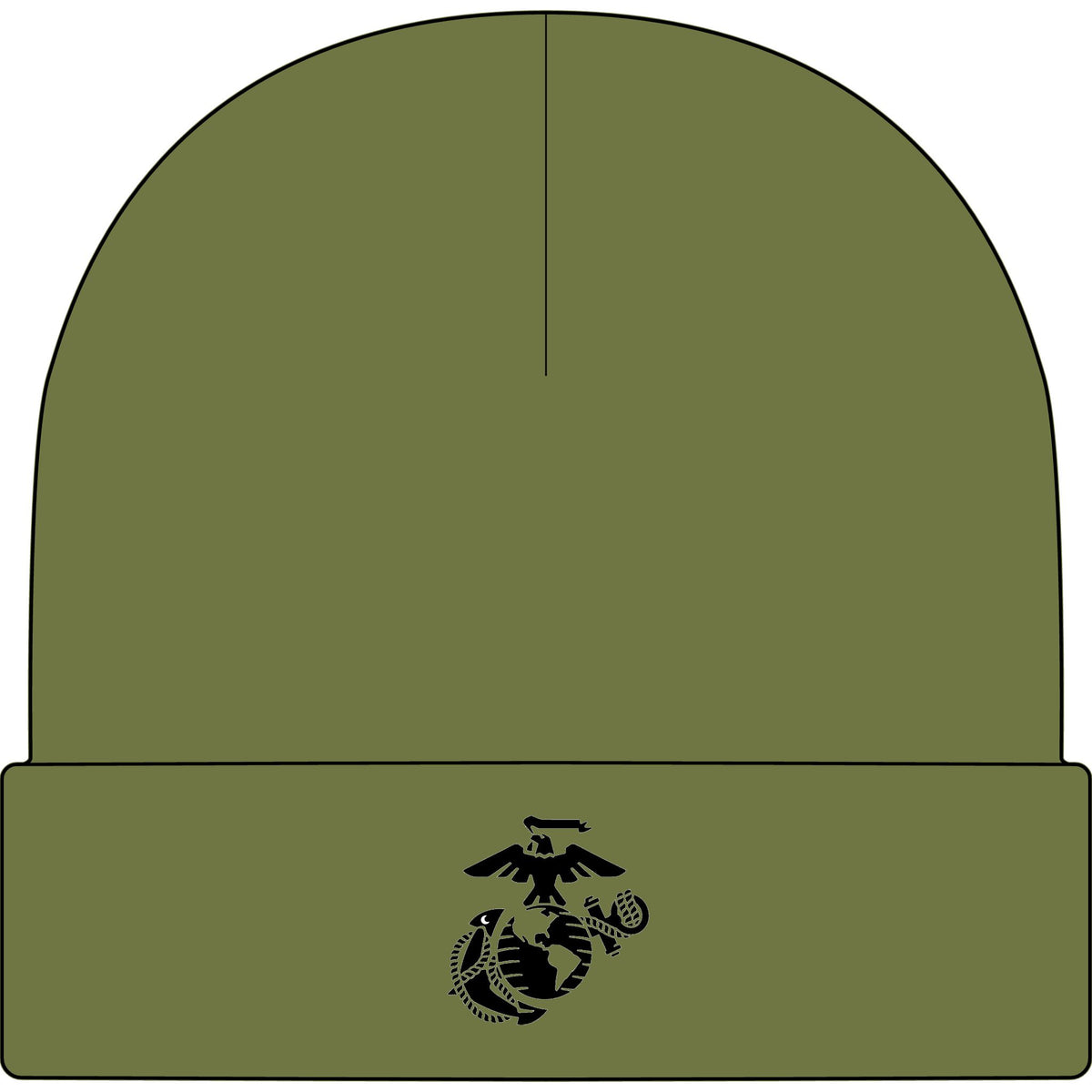 Eagle, Globe & Anchor Emblem - AS Colour 1107 Cuff Beanie