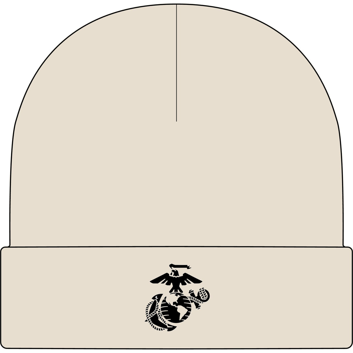 Eagle, Globe & Anchor Emblem - AS Colour 1107 Cuff Beanie