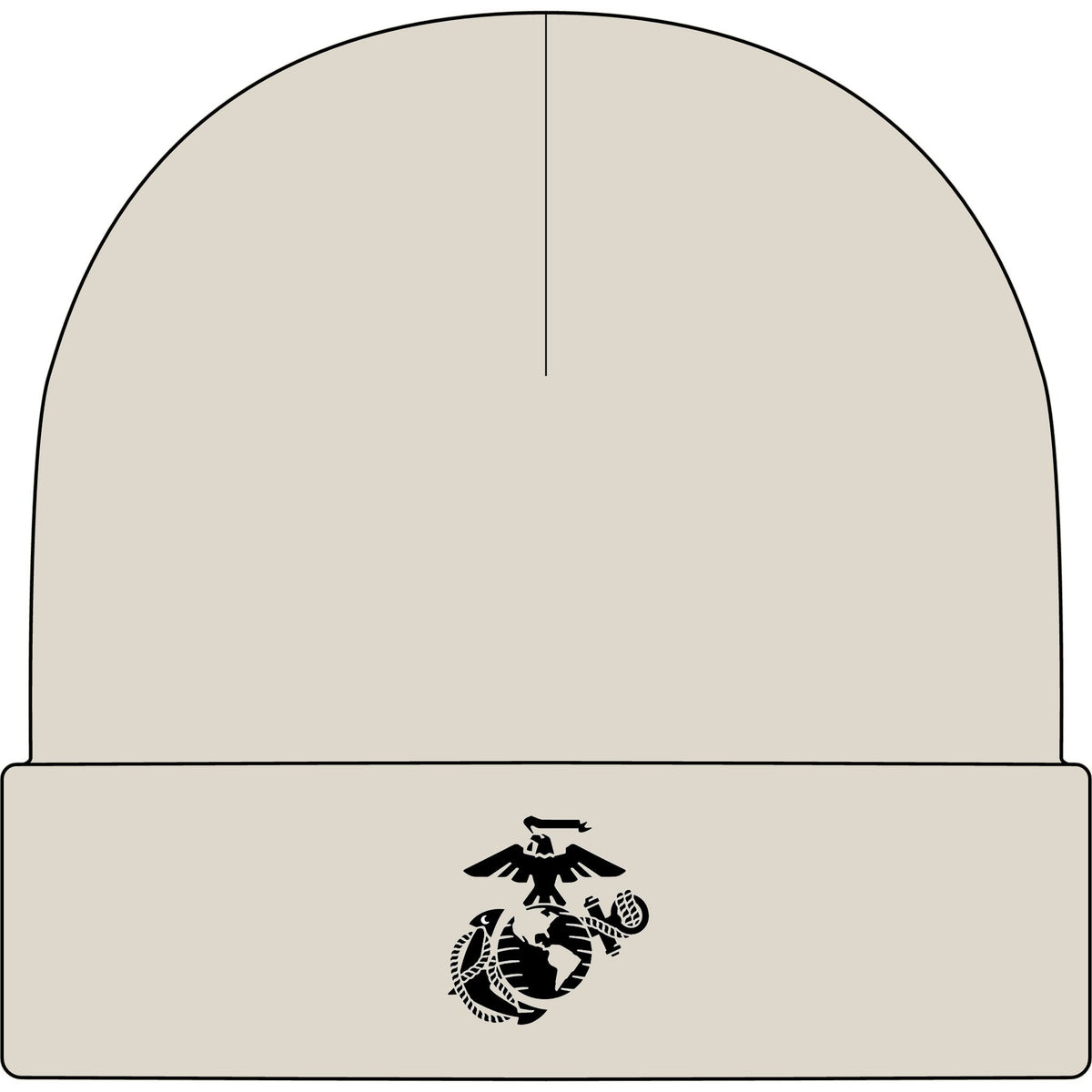 Eagle, Globe & Anchor Emblem - AS Colour 1107 Cuff Beanie