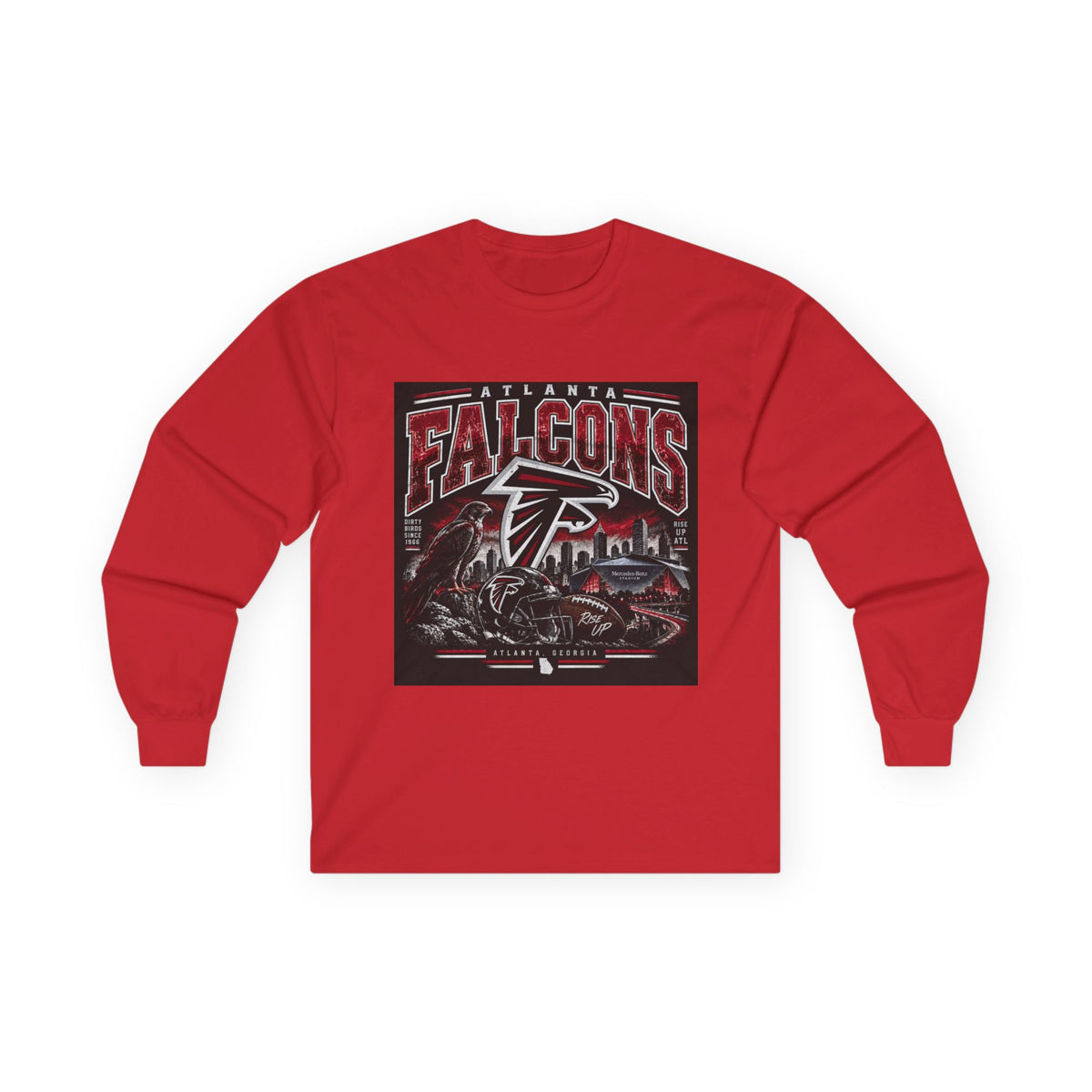 Atlanta Falcons Rise Up - Unisex Ultra Cotton Long Sleeve Tee