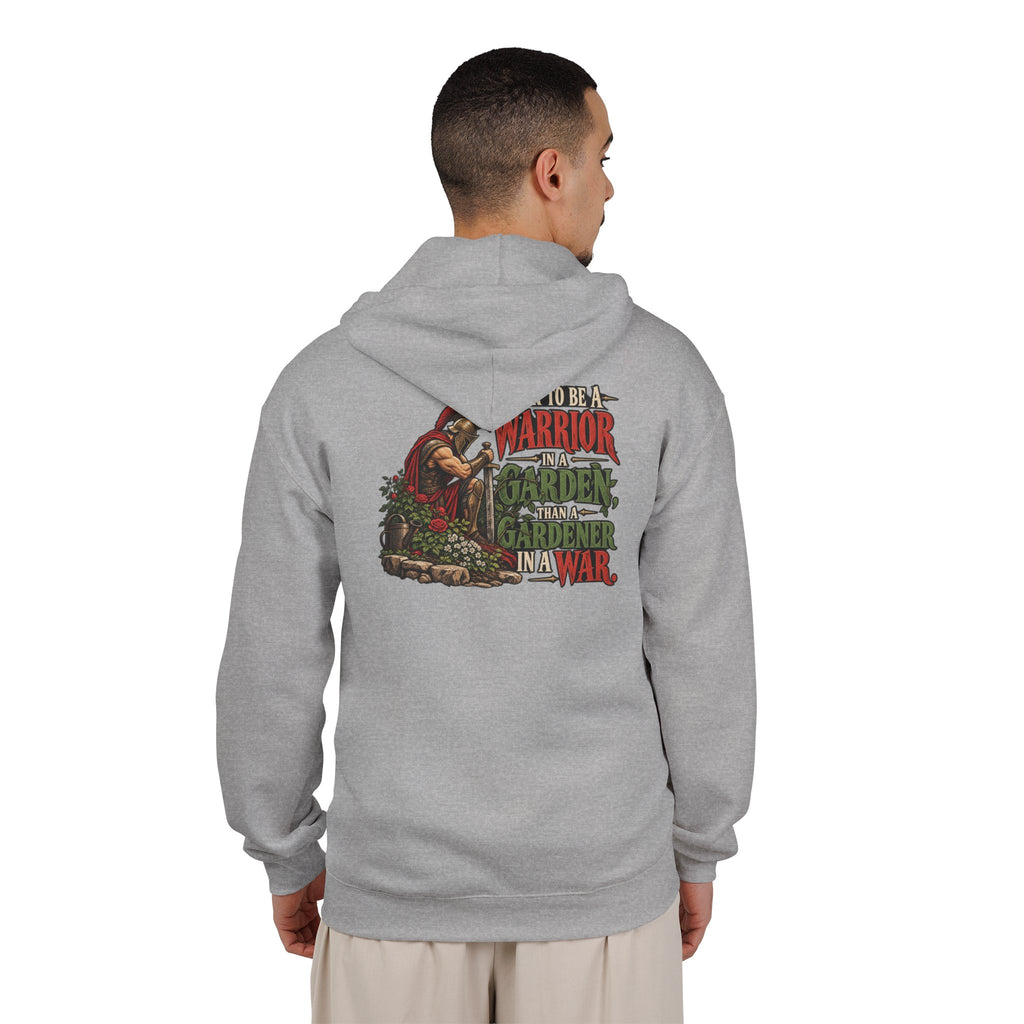 Warrior In A Garden - Full-Zip Hooded Sweatshirt