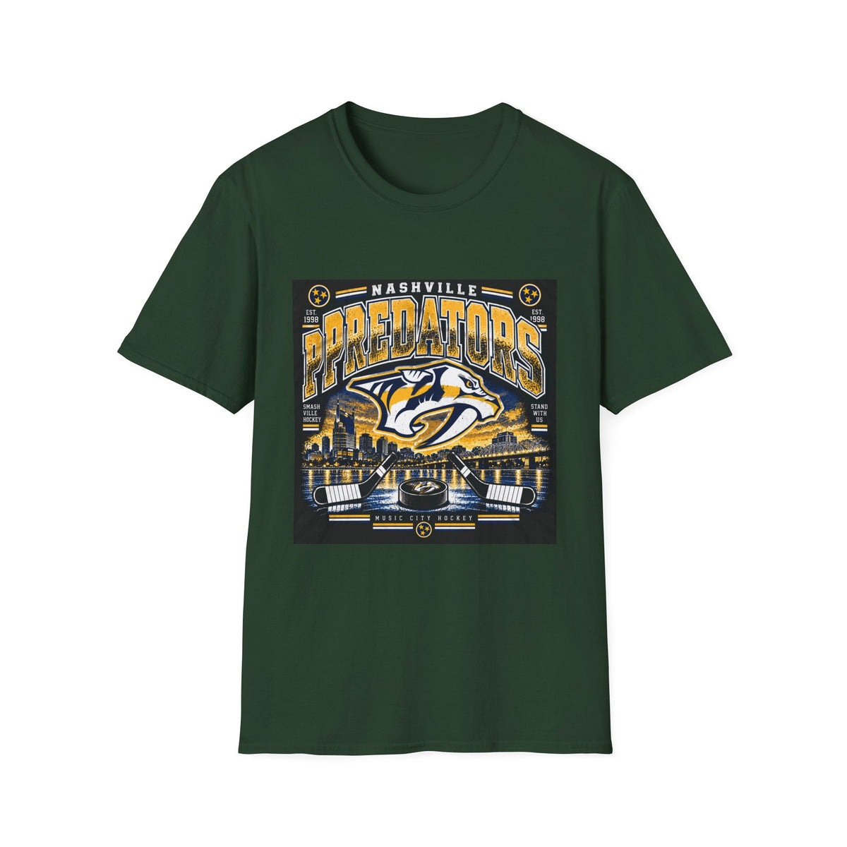 Nashville Predators Music City - Classic Tee