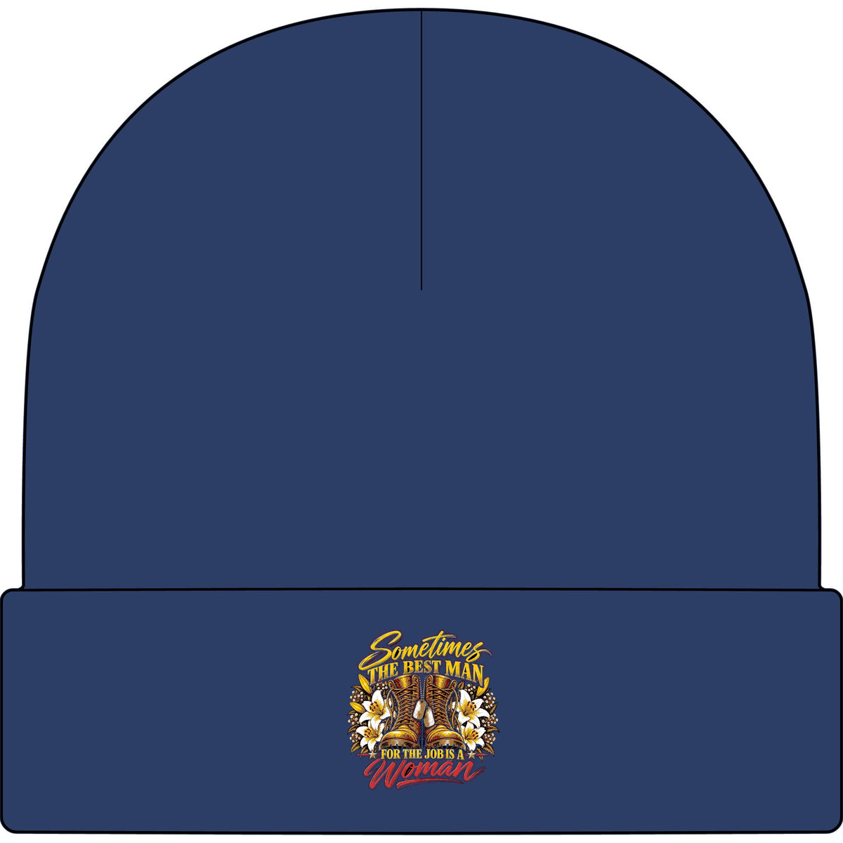 Sometimes Best Man Woman - AS Colour 1107 Cuff Beanie