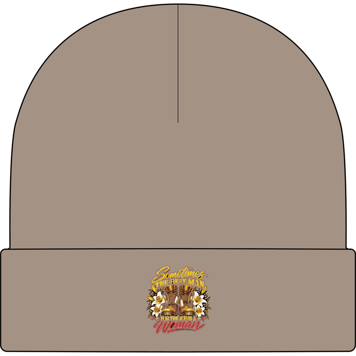 Sometimes Best Man Woman - AS Colour 1107 Cuff Beanie