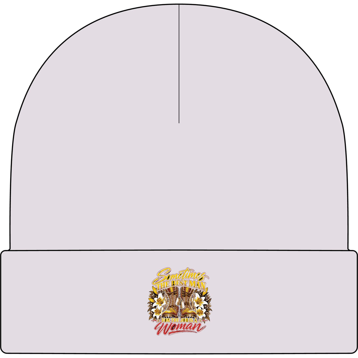 Sometimes Best Man Woman - AS Colour 1107 Cuff Beanie