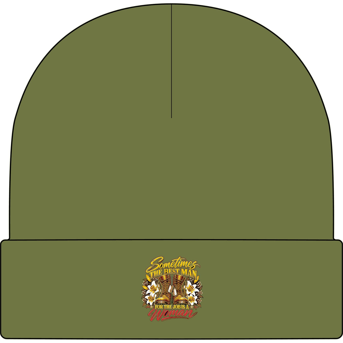 Sometimes Best Man Woman - AS Colour 1107 Cuff Beanie