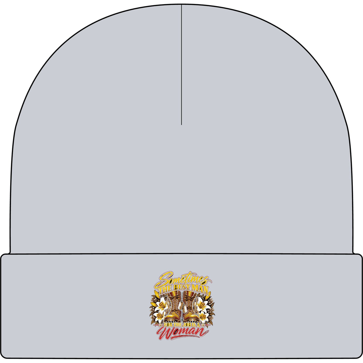 Sometimes Best Man Woman - AS Colour 1107 Cuff Beanie