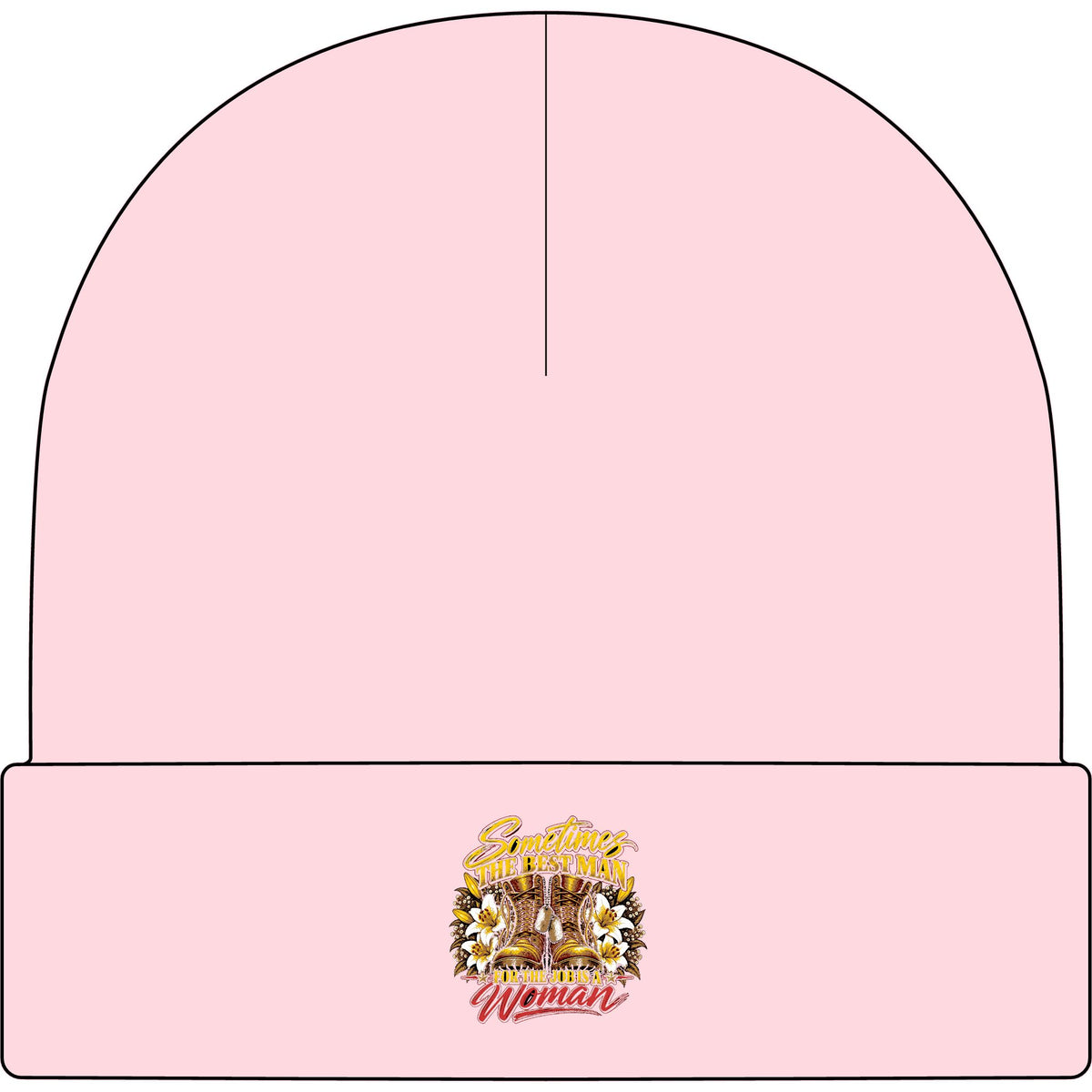 Sometimes Best Man Woman - AS Colour 1107 Cuff Beanie