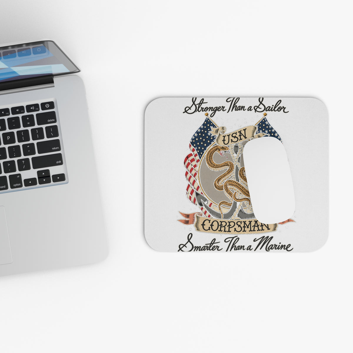 Corpsman Pride Crest - Mouse Pad