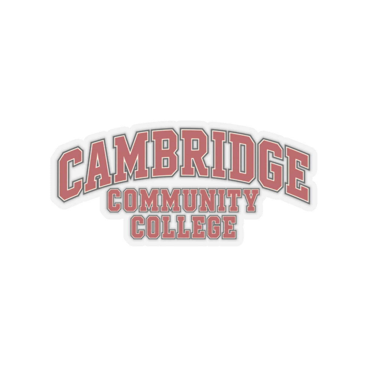 Cambridge Community College - Kiss-Cut Sticker