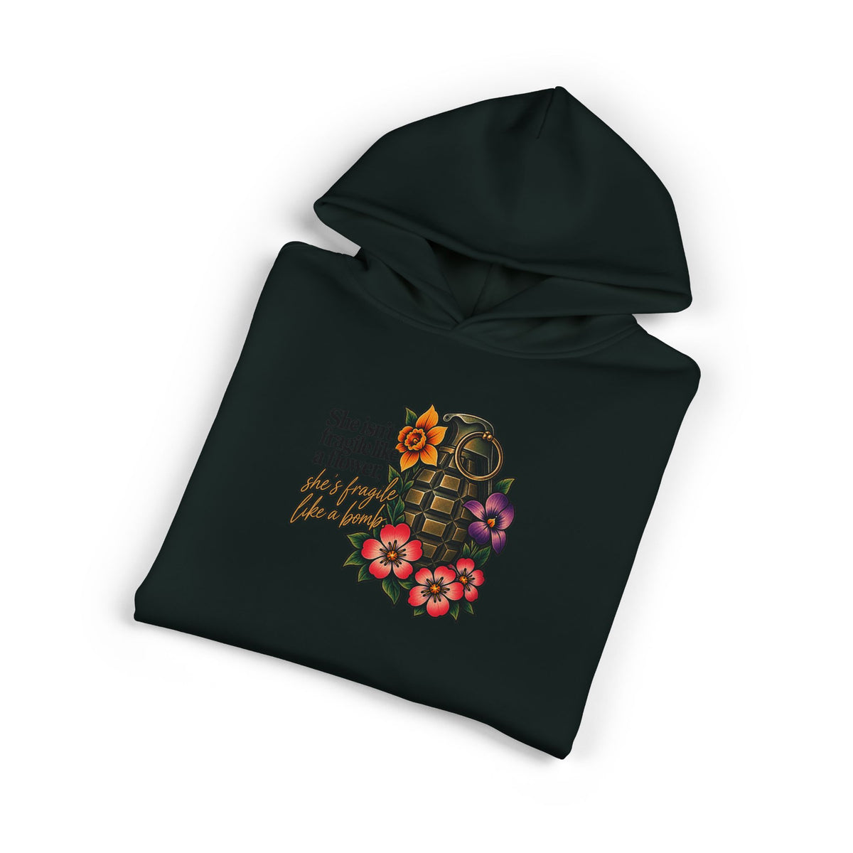 Fragile Like a Bomb - Floral Grenade - Hoodie
