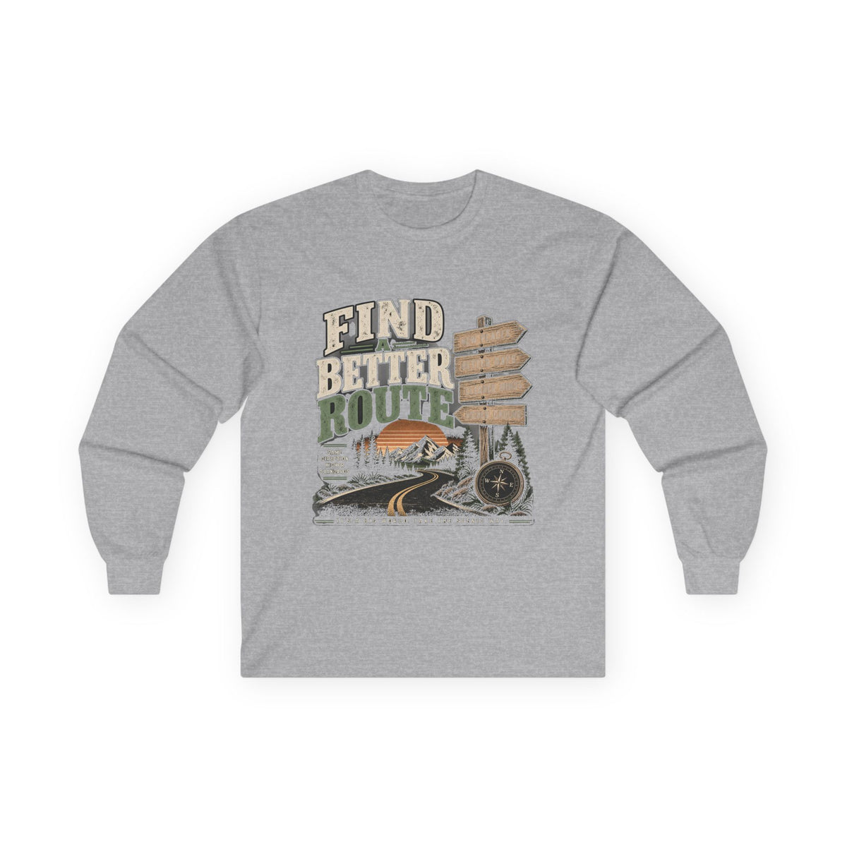 Find A Better Route - Unisex Ultra Cotton Long Sleeve Tee
