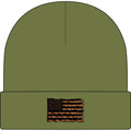 Black and Multicam American Flag - AS Colour 1107 Cuff Beanie
