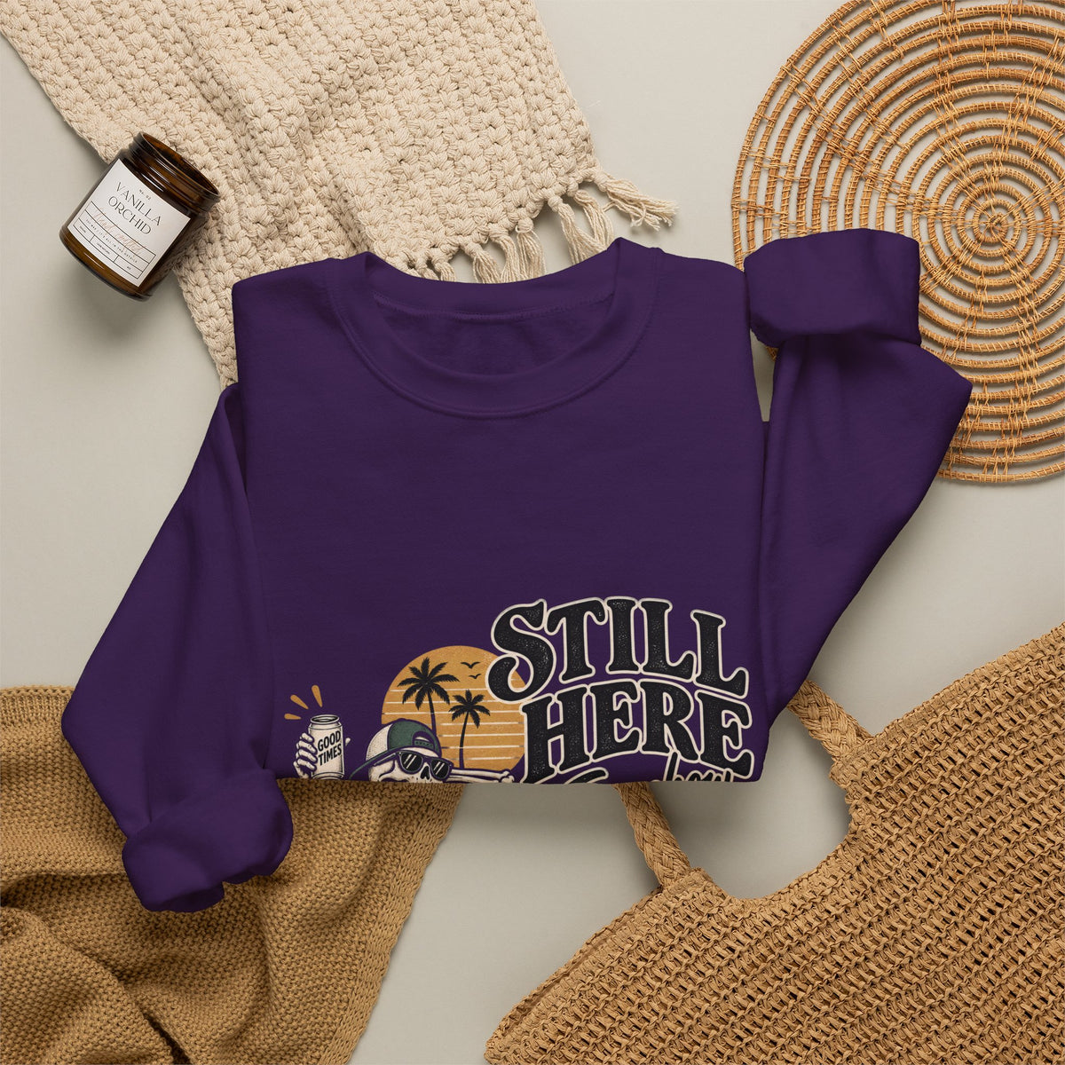 Still Here Somehow - Crewneck Sweatshirt