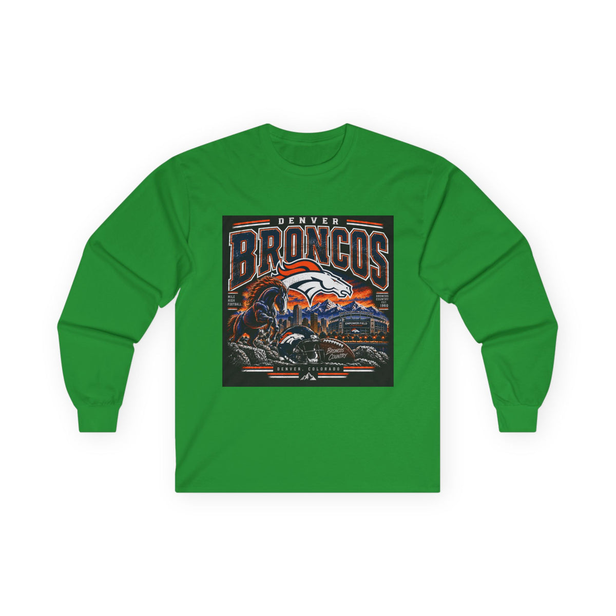 Denver Broncos Mile High Pride - Unisex Ultra Cotton Long Sleeve Tee