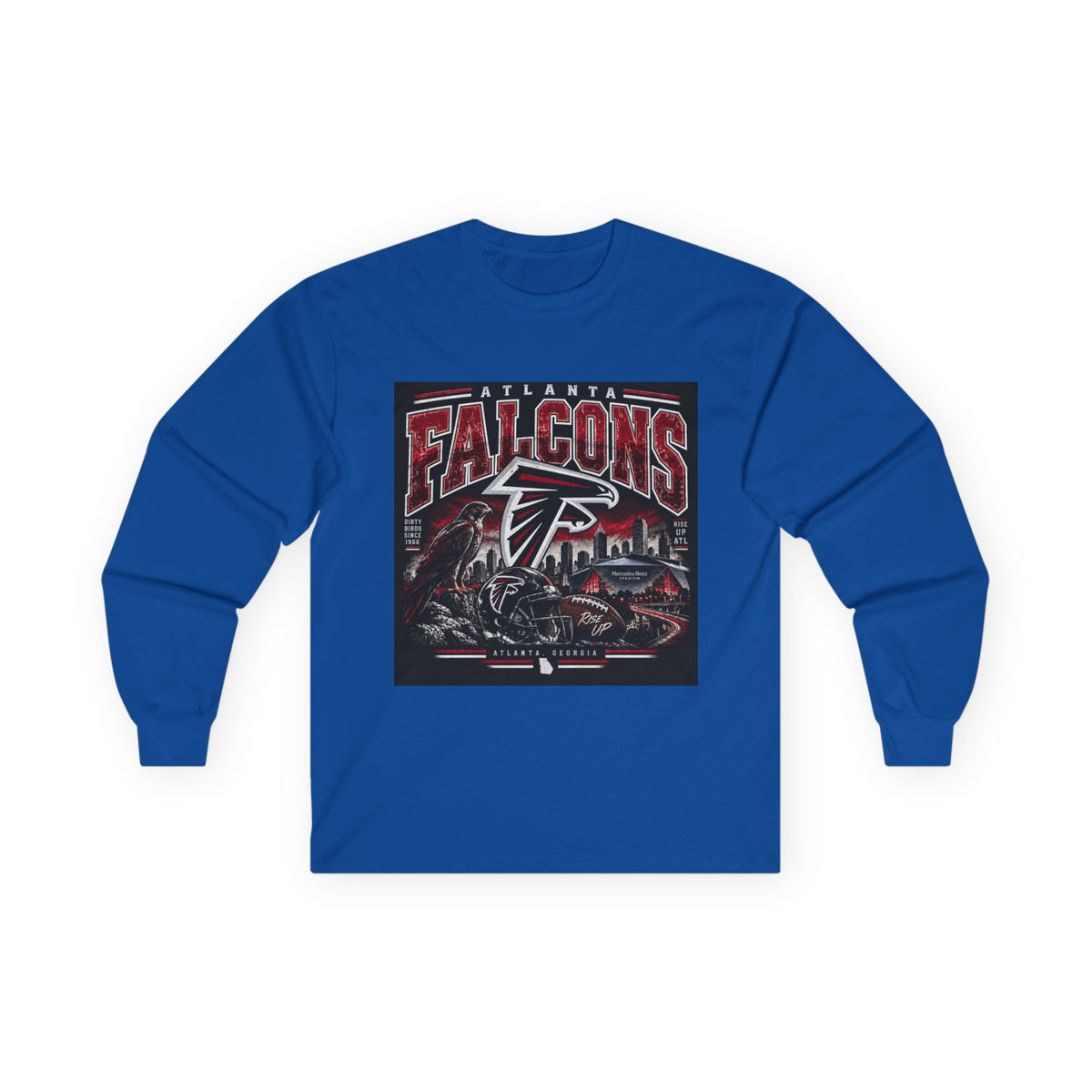 Atlanta Falcons Rise Up - Unisex Ultra Cotton Long Sleeve Tee