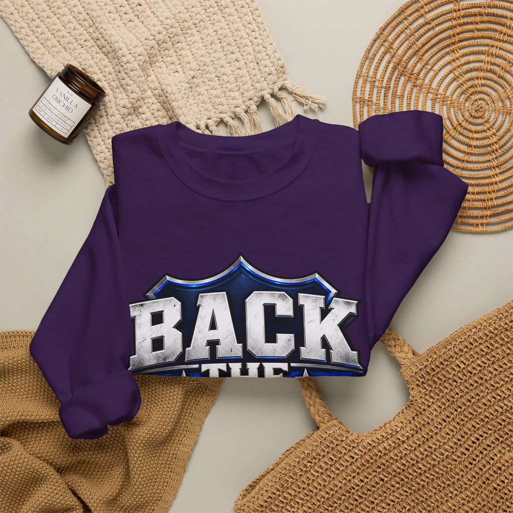 Back the Blue Shield - Crewneck Sweatshirt
