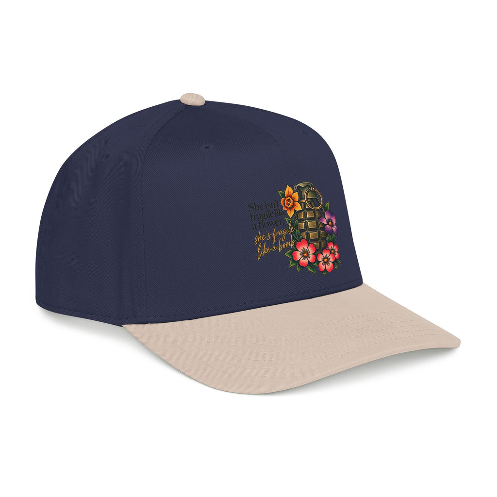 Fragile Like a Bomb - Floral Grenade - OTTO Baseball Hat