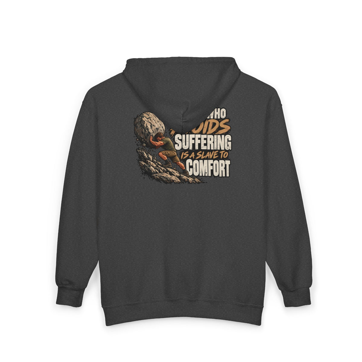 A Man Who Avoids Suffering - Full-Zip Hooded Sweatshirt