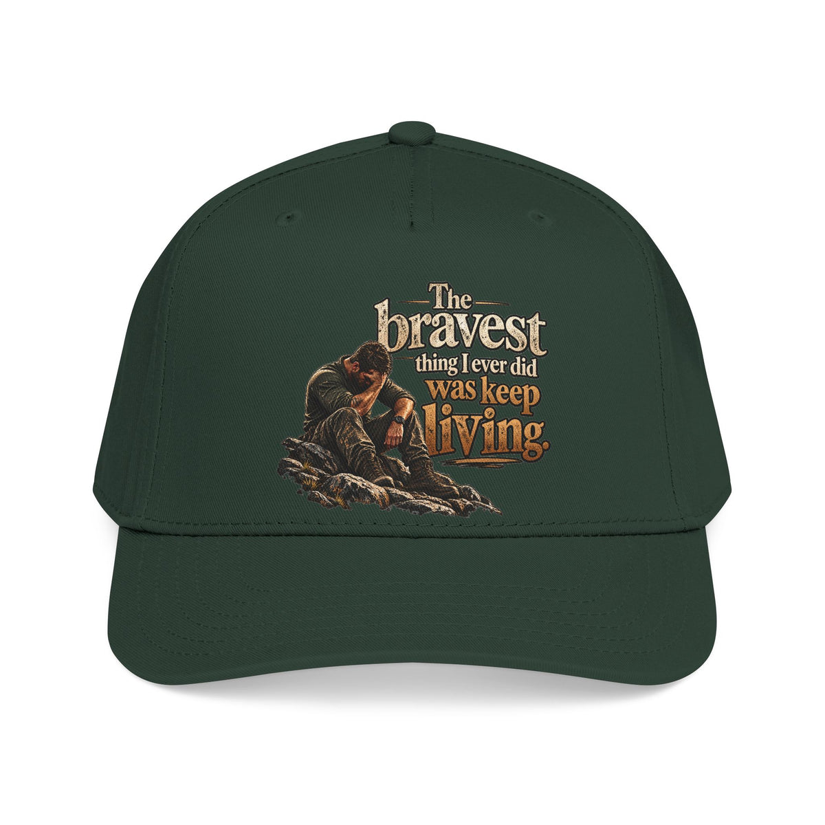 The Bravest Thing I Ever Did Was Keep Living - OTTO Baseball Hat