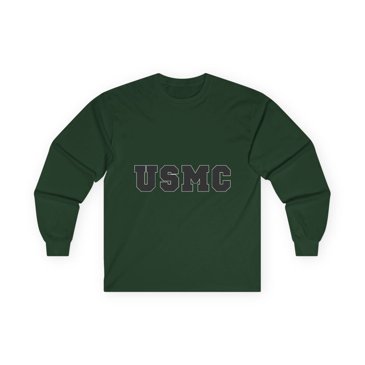 Marine Corps Varsity - Unisex Ultra Cotton Long Sleeve Tee