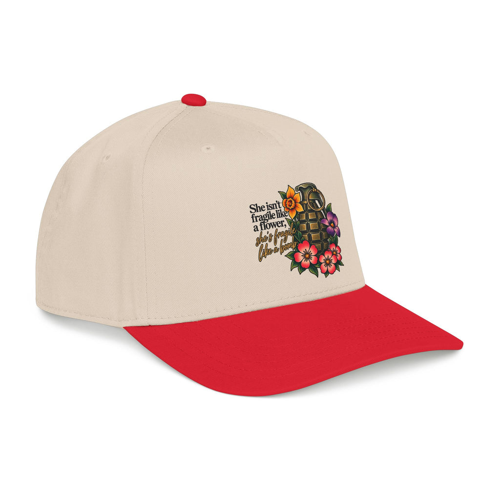 Fragile Like a Bomb - Floral Grenade - OTTO Baseball Hat