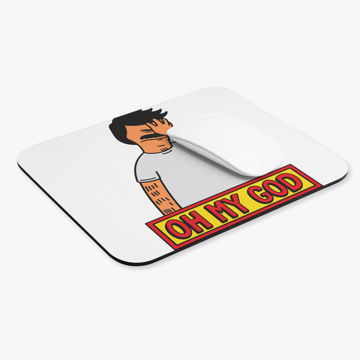 Oh My God Reaction Tee - Mouse Pad