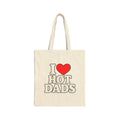 I Love Hot Dads - Canvas Tote