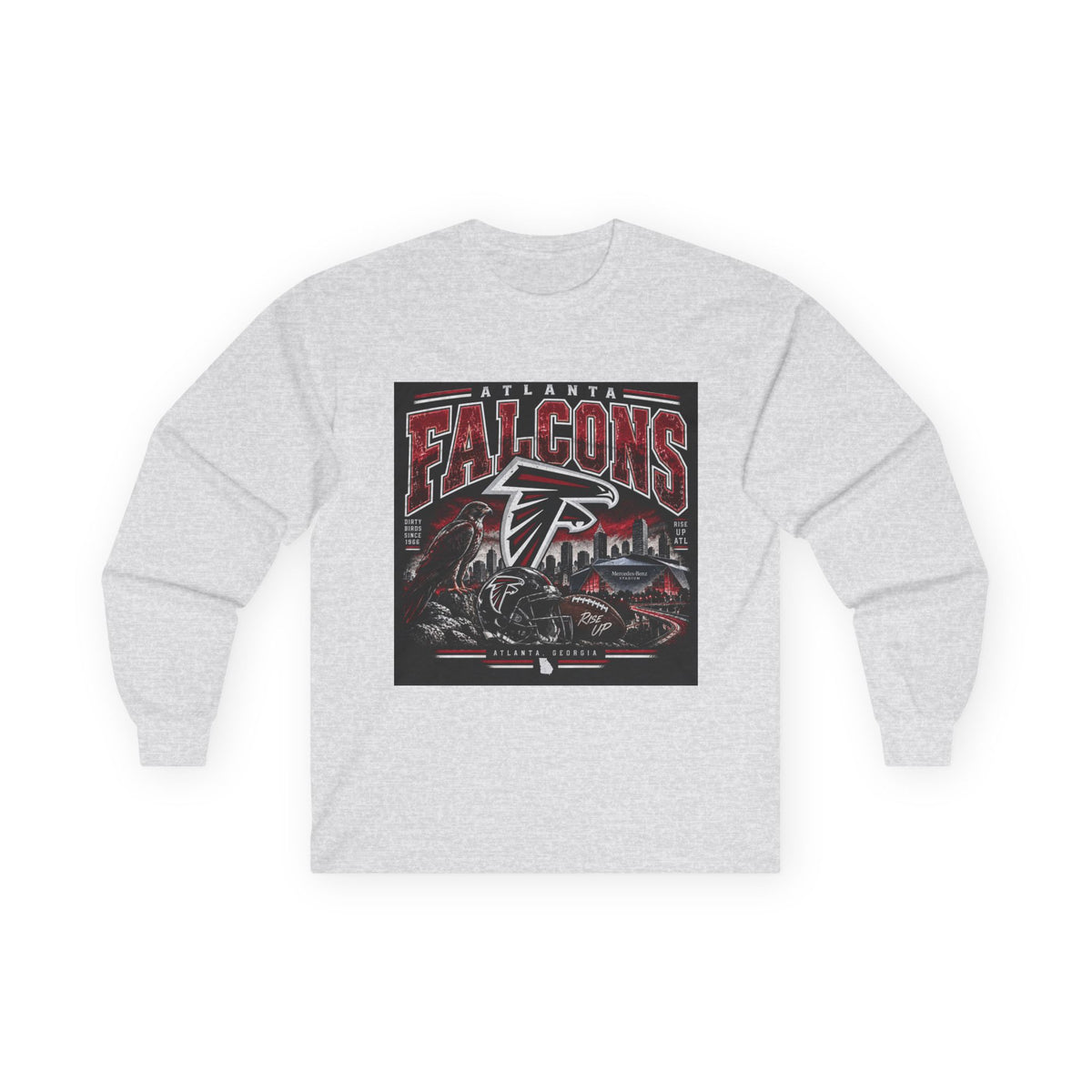 Atlanta Falcons Rise Up - Unisex Ultra Cotton Long Sleeve Tee