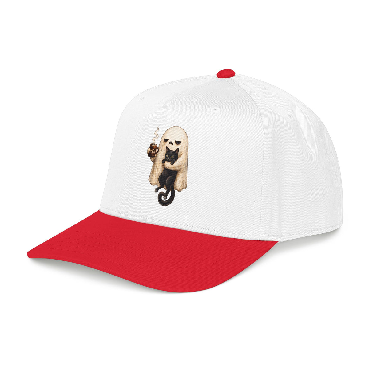 Meh Ghost and Black Cat - OTTO Baseball Hat