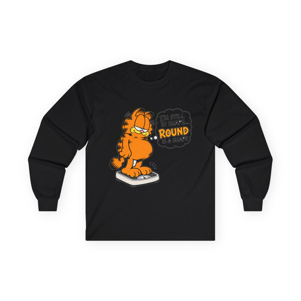 Round Shape Garfield - Unisex Ultra Cotton Long Sleeve Tee