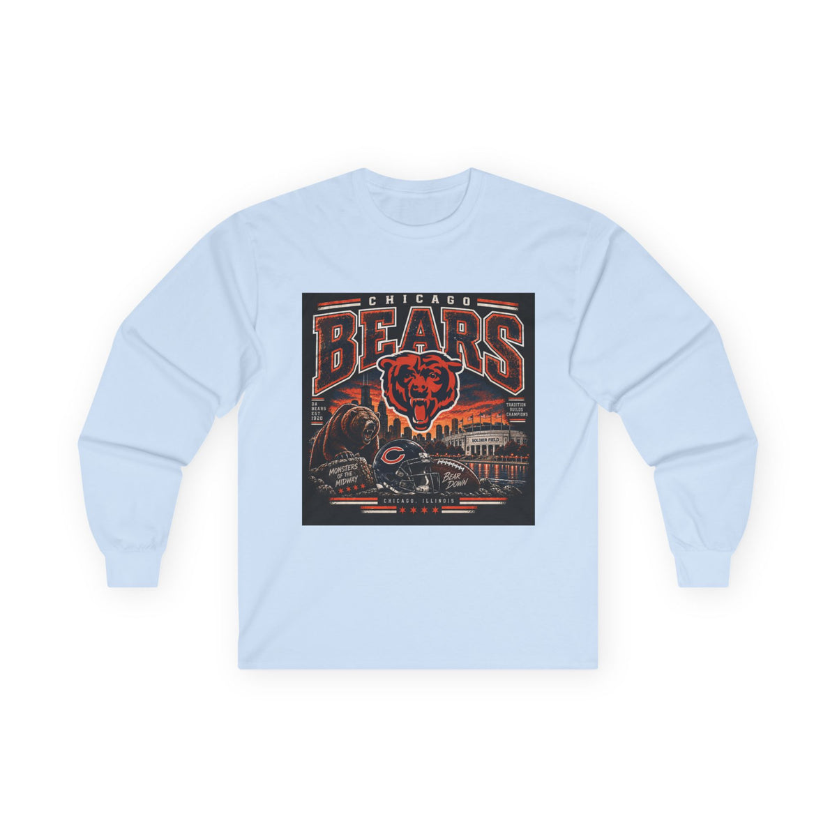 Chicago Bears Pride - Unisex Ultra Cotton Long Sleeve Tee